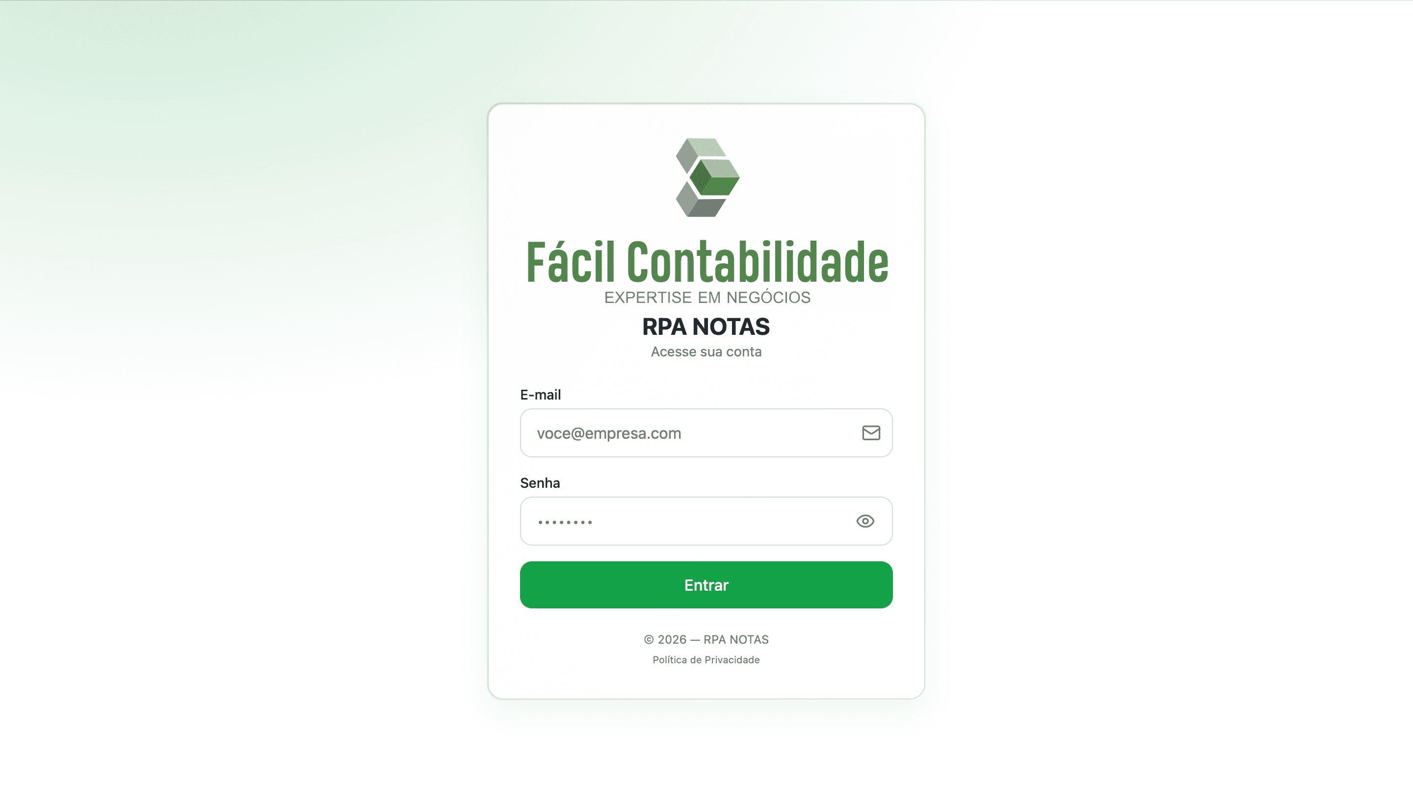 RPA Fácil Contábil